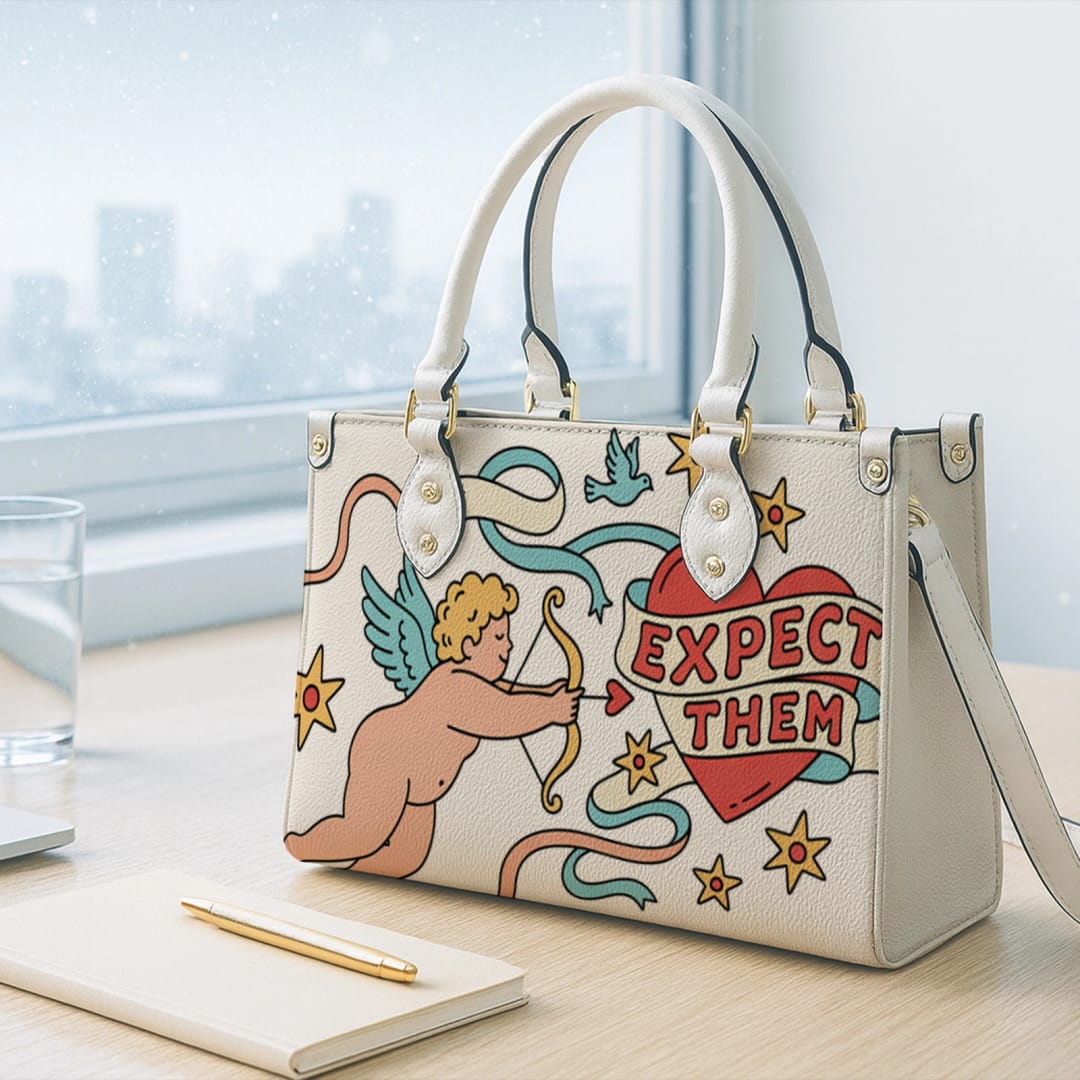 Custom Leather Bag – Personalized Engraved Leather Tote/Handbag, Custom Name or Initials, Premium PU/Leather Purse for Women, Gift for Birthday & Anniversary - 1