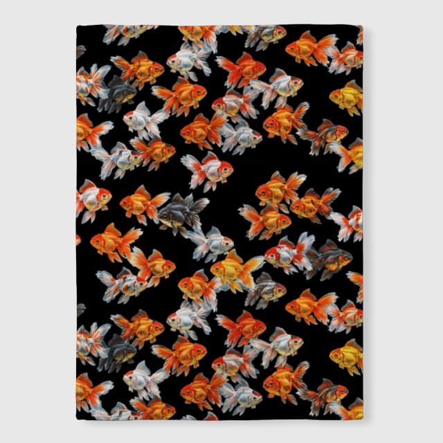Goldfish Parade Woven Blanket