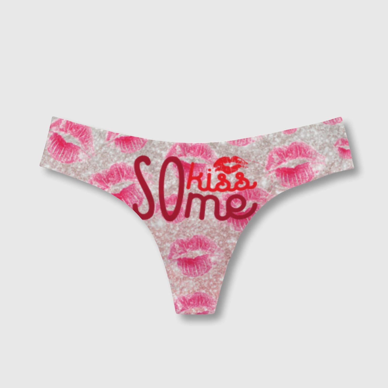 Personalized Photo Women's Thong – Custom Print T-Back Underwear, Sexy Intimate Gift