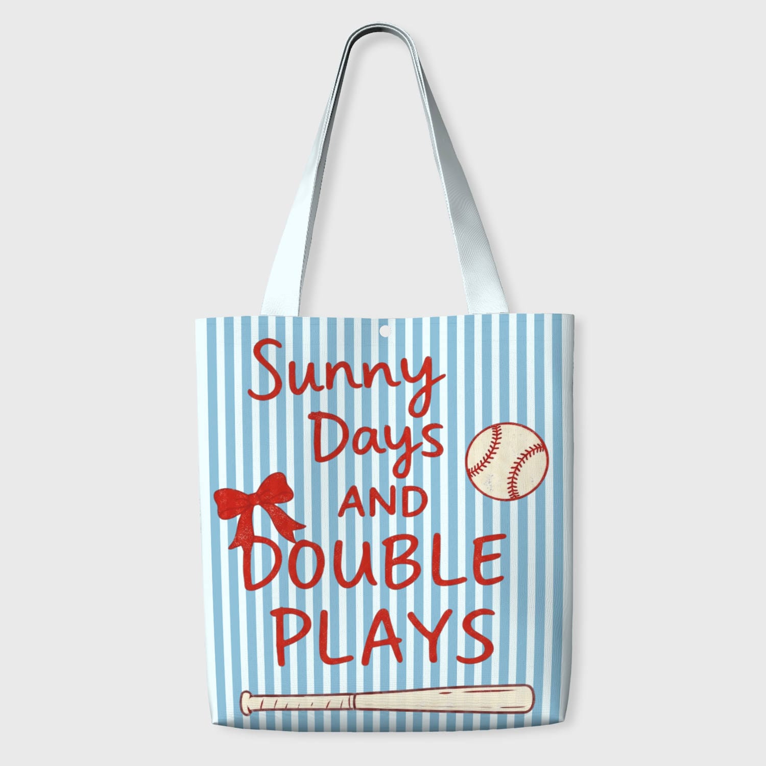 Sunny Days Baseball Tote Bag for Fans Daily Use