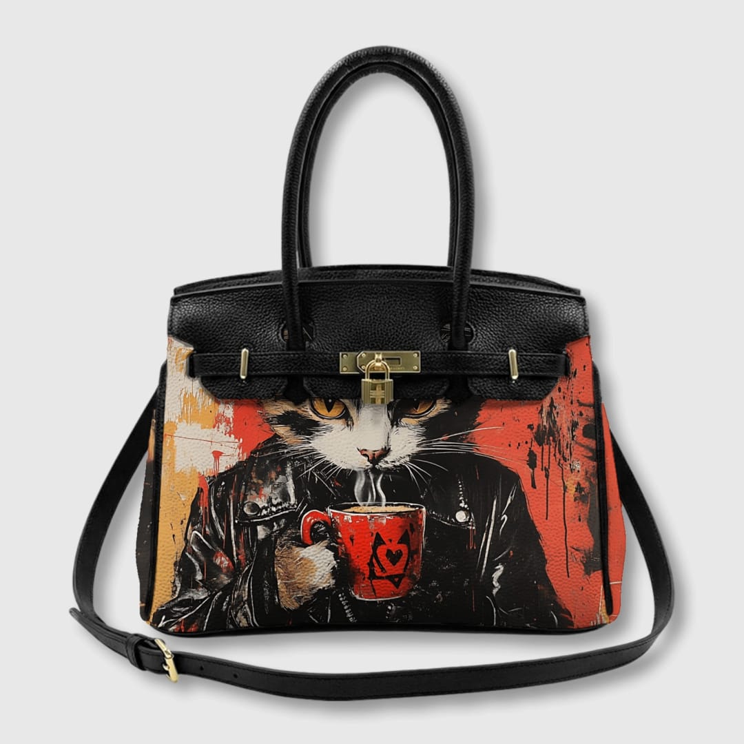 Personalized Women's PU Handbag – Custom Elegant Tote Bag Gift for Her - 1