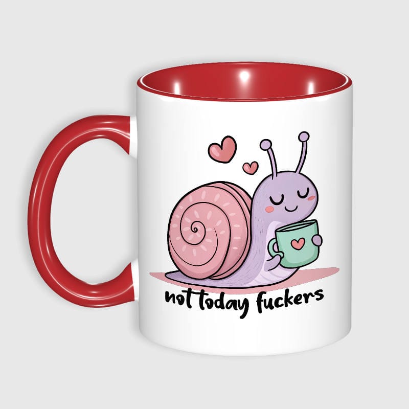 Funny Sassy Snail Quote Coffee Mug for Friends Birthday Gift