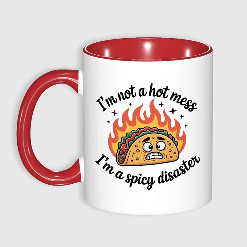 Funny Taco Pun 11oz Red Mug For Taco Lovers Gift