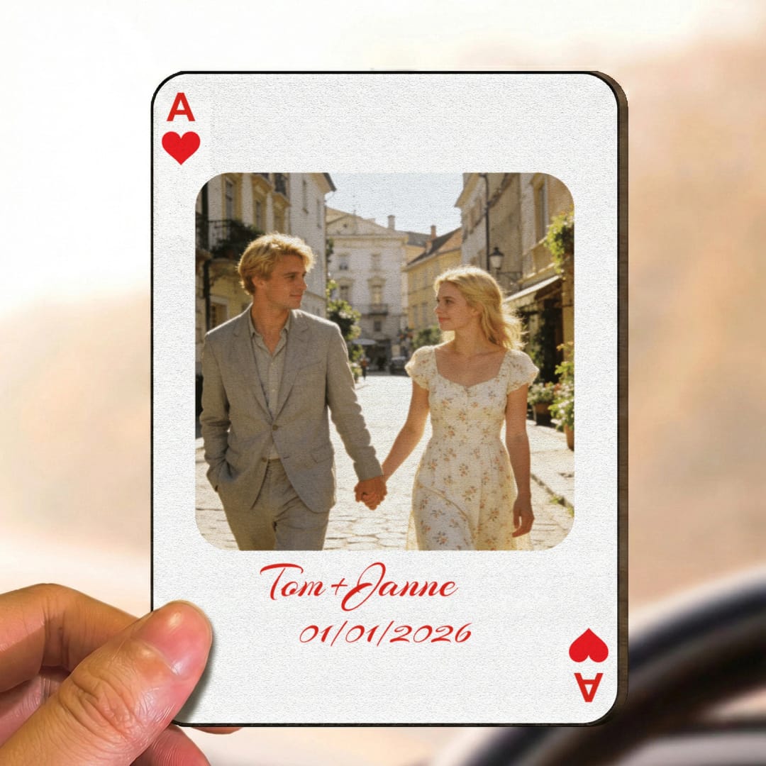 Personalized Photo Car Visor Clip - 1