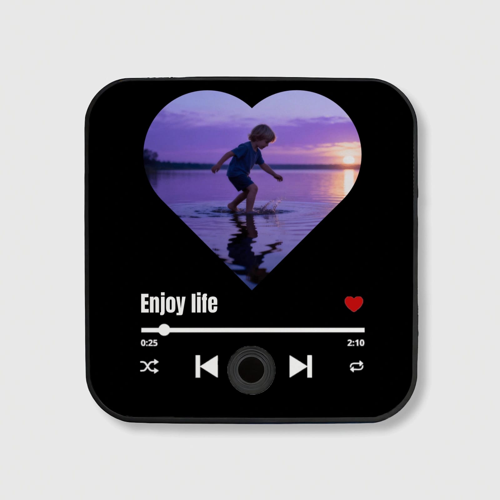 Custom Music Fridge Sticker - Personalized Song Art & Lyrics Magnet