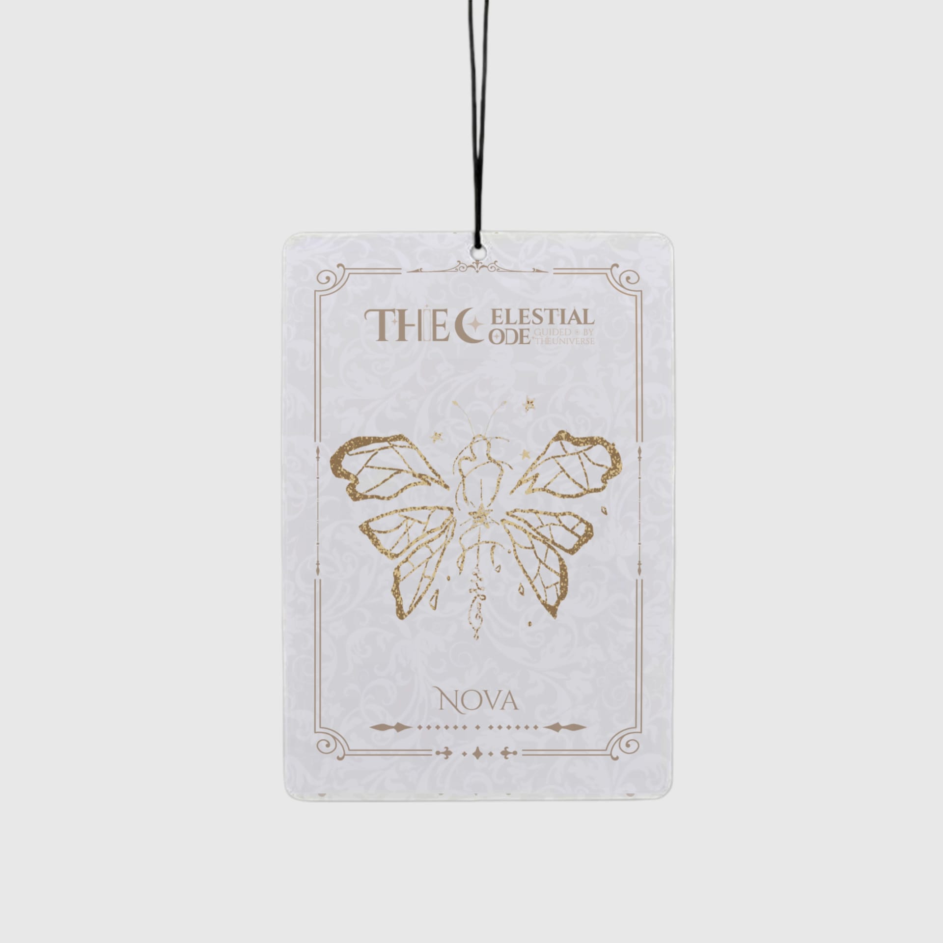Celestial Moth Tarot Hanging Air Freshener for Car Gifts