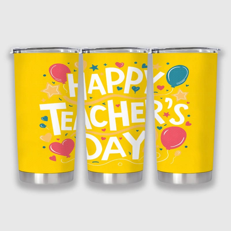 Happy Teacher's Day Insulated Tumbler for Teachers Gift
