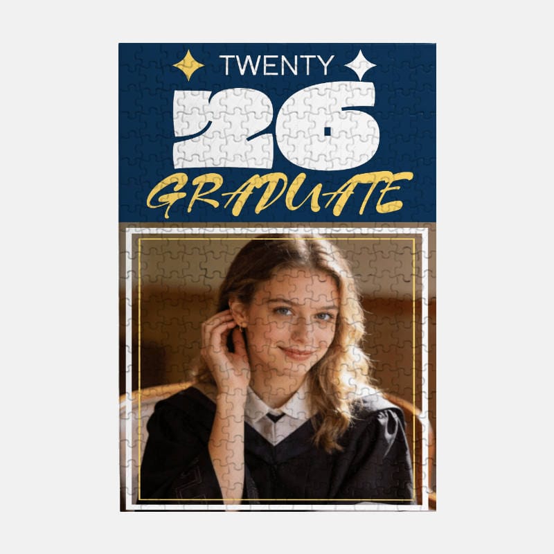 Custom 2026 Graduation Photo 300pc Puzzle for Graduate Gift