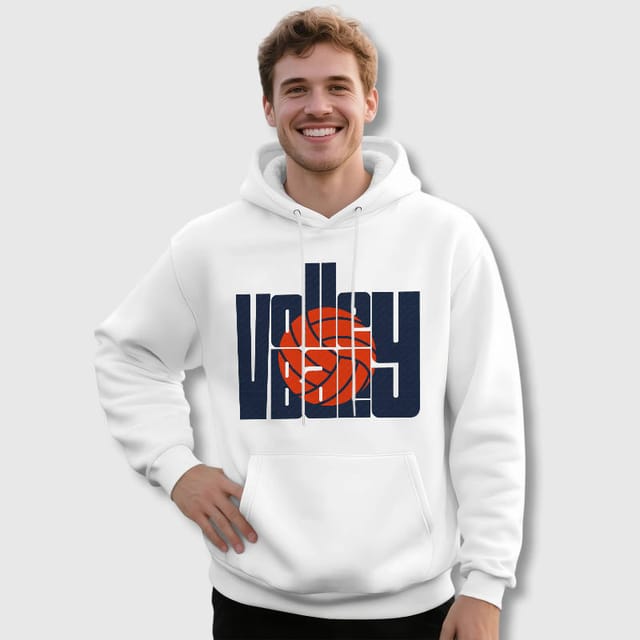 Valley Basketball Graphic Hoodie for Men Daily Wear & Gifting