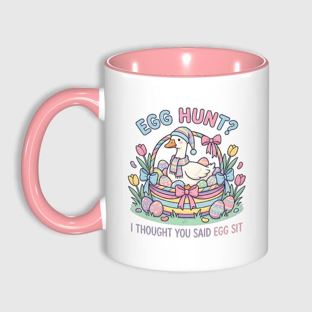 Funny Easter Goose Pun 11oz Mug for Pun Lovers Easter Gift