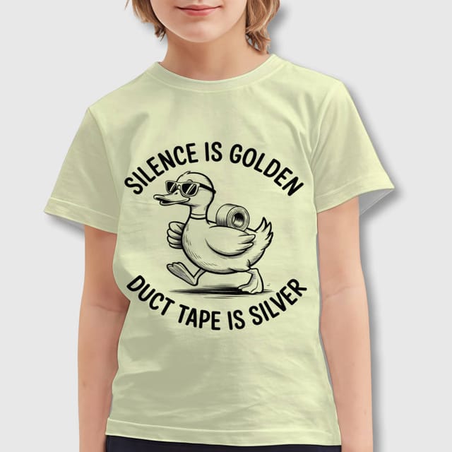 Funny Duck Pun Kids T-Shirt for Casual Daily Wear