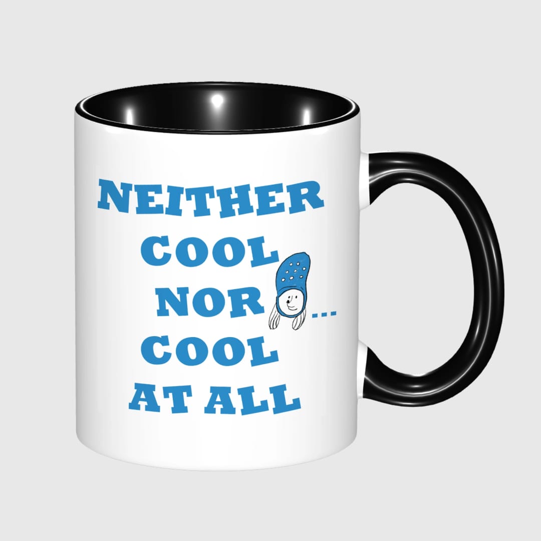 Clogs Puppy 11oz Black Accent Mug - Coffee Cup Gift for Dog Lovers - 1