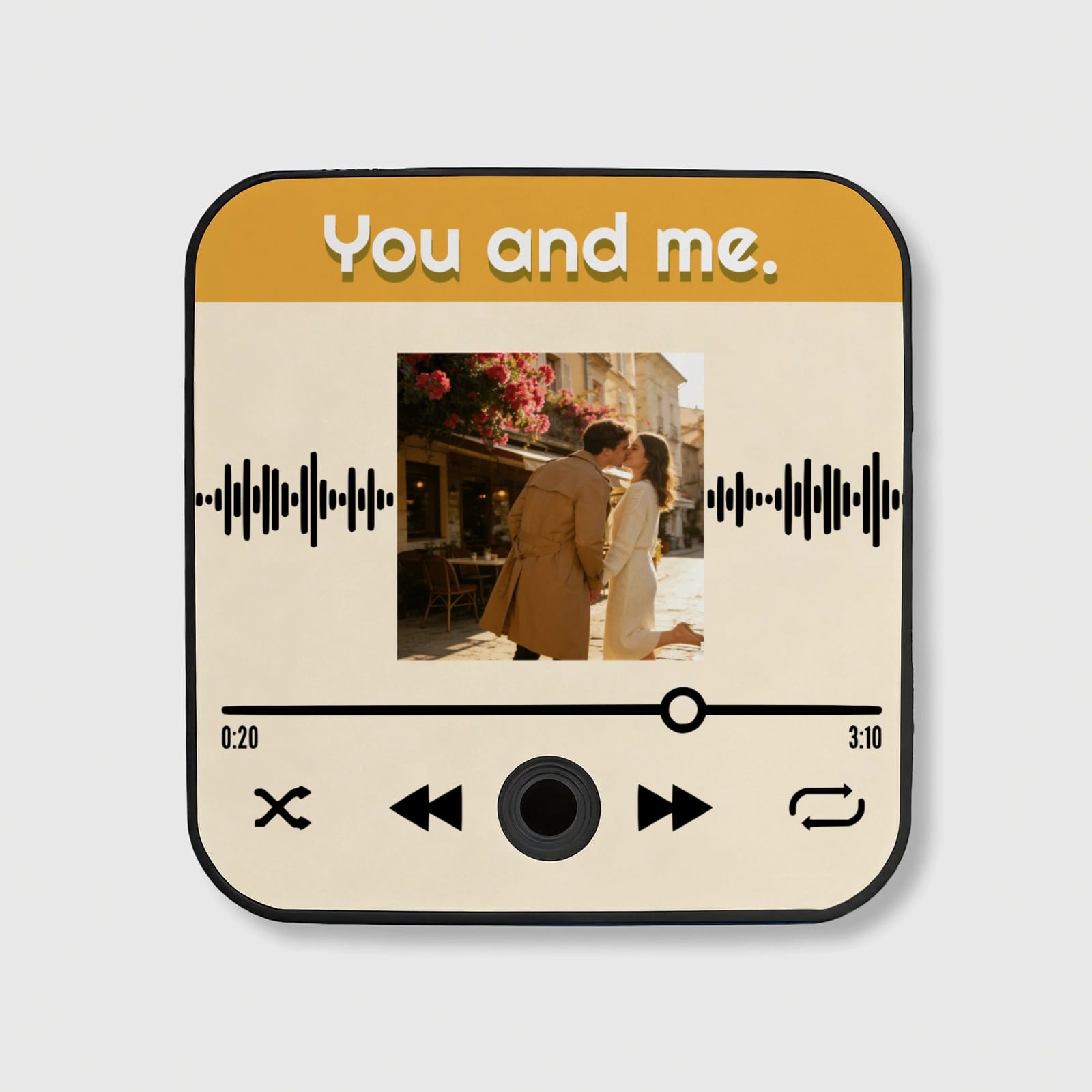 Custom Spotify Photo Fridge Magnet for Couples Anniversary Gift