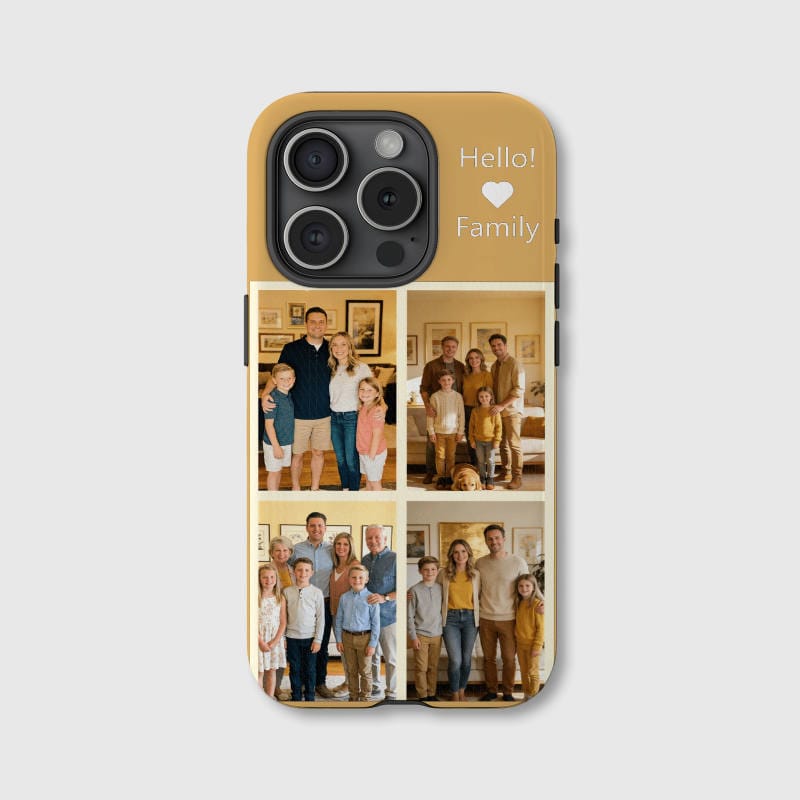 Custom Family Photo Magnetic Phone Case for Family Gift - 1