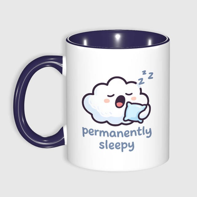 Cute Sleepy Cloud Quote Mug for Sleep Lovers Gift