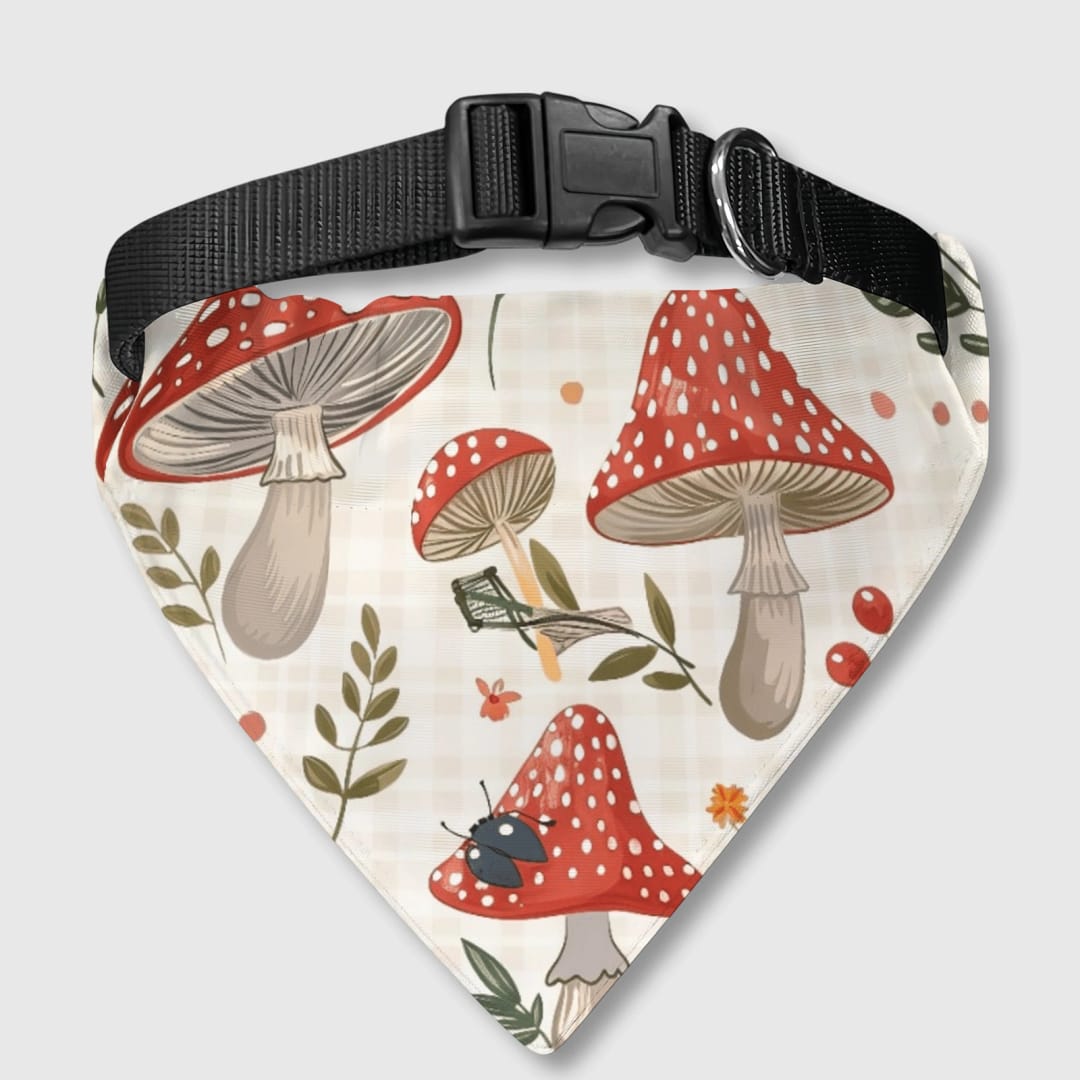 Custom Pet Bandana Bib – Personalized Dog & Cat Bib, Adjustable Tie-Up Pet Bib, Custom Name Pet Accessory Gift - 1