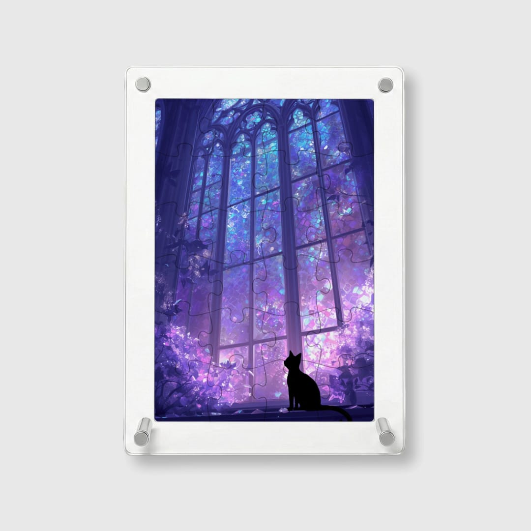 Custom Acrylic Puzzle – Personalized Photo Jigsaw Puzzle, Durable Clear Acrylic Material, Custom Picture Puzzle for Gifts, Home Décor & Keepsakes - 1