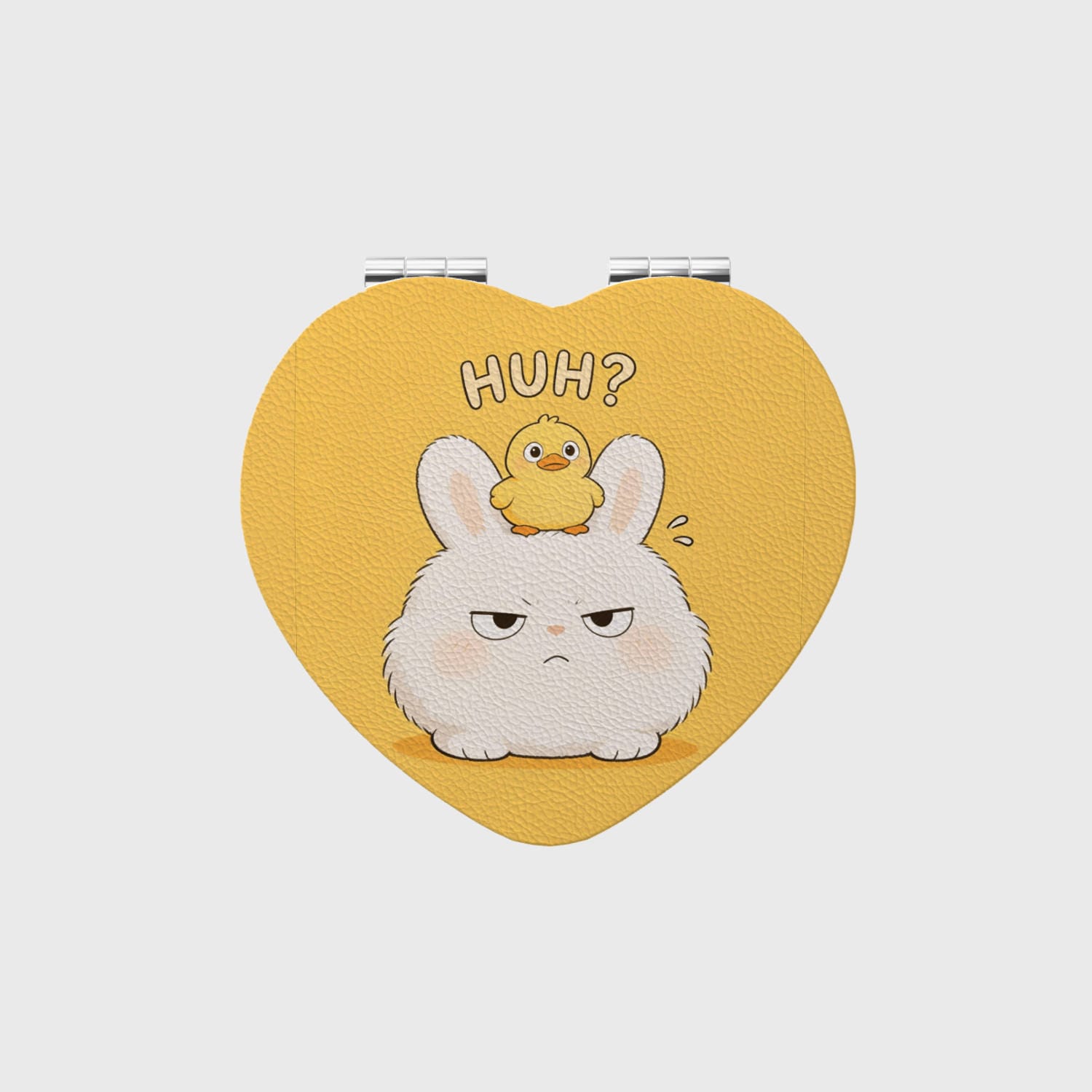 Cute Bunny Duck Heart Pocket Makeup Mirror for Animal Lovers Gift