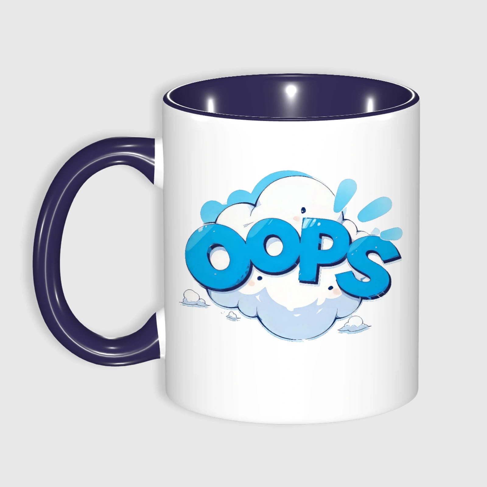 OOPS Cloud Funny Quote Mug for Daily Gifting
