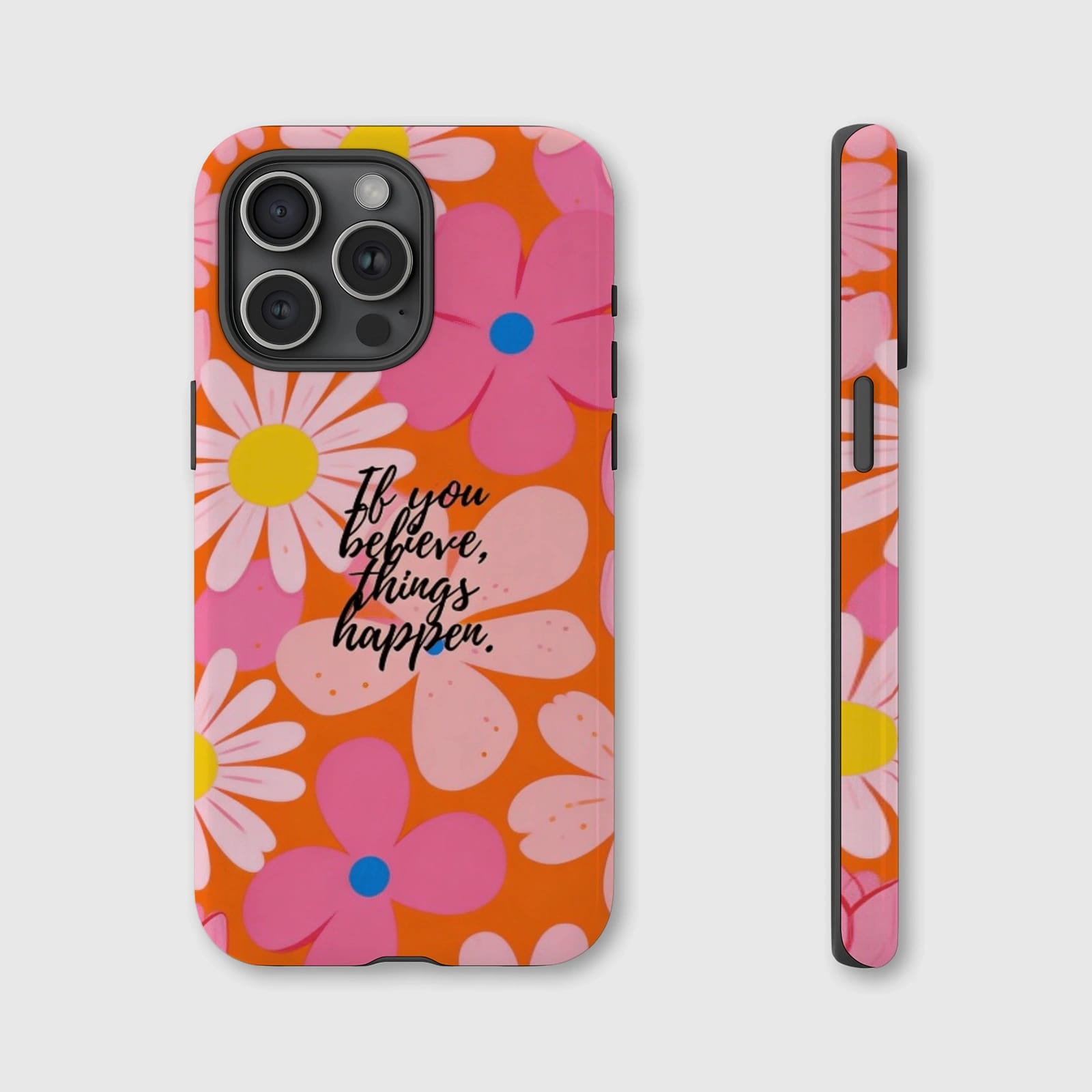 Personalized magnetic phone case