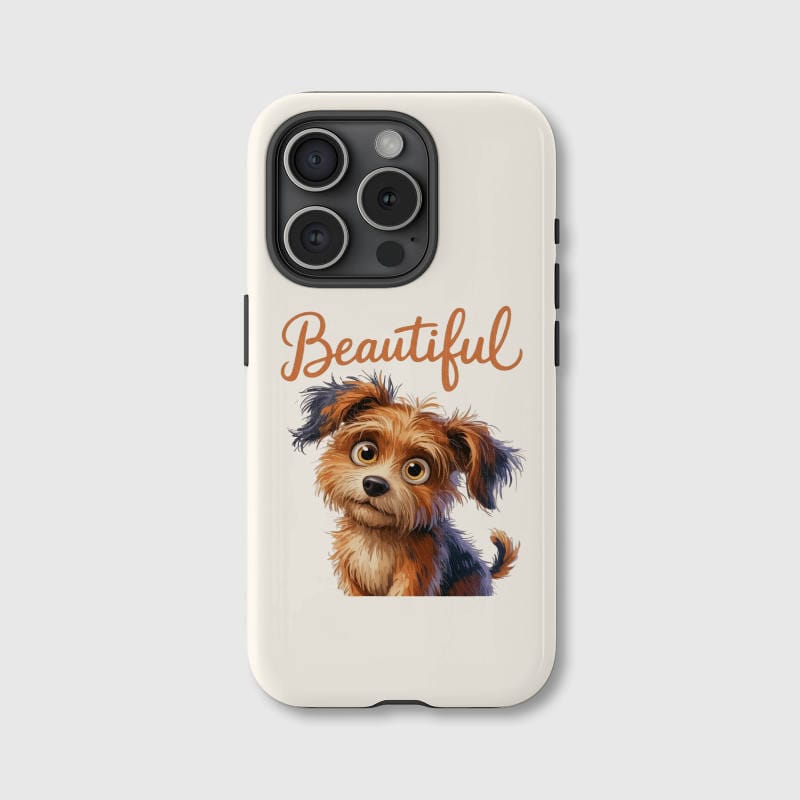 Cute Puppy Print Magnetic Phone Case for Dog Lovers Gift