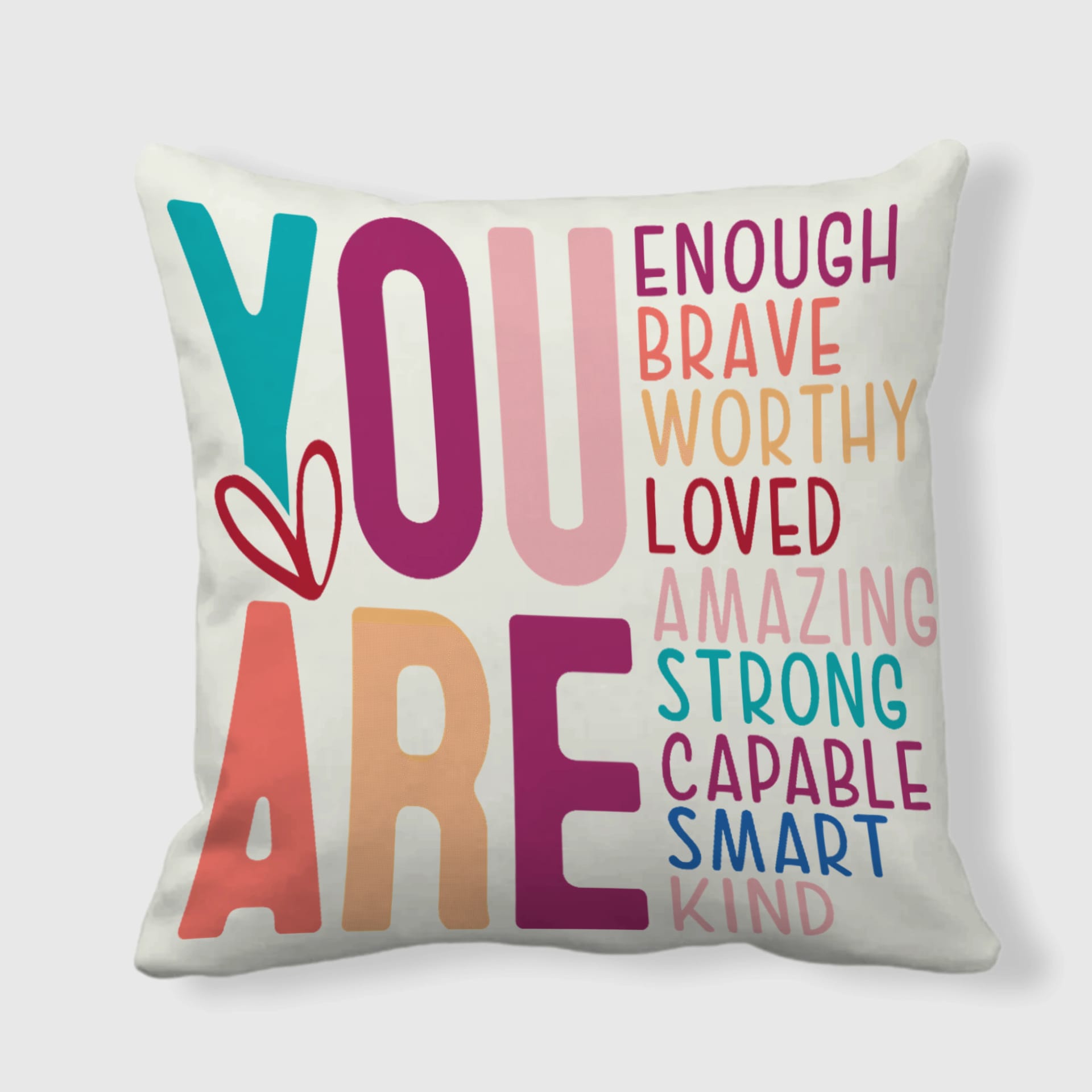 Luxury Solid White Double-Sided Decorative Throw Pillow - Multiple Sizes