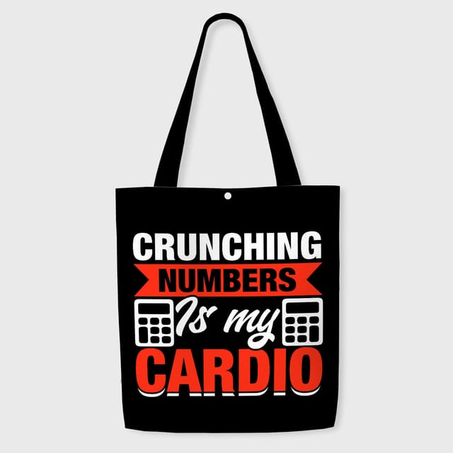 Funny Accountant Quote Tote Bag for Coworker Gifting & Use