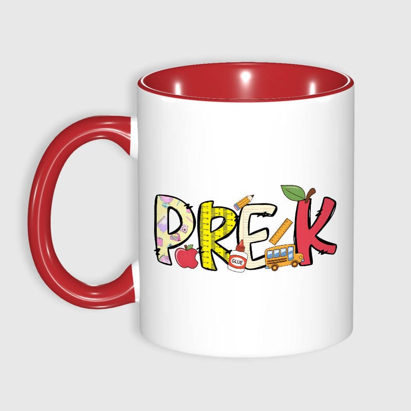 PRE K Mug for Pre-K Teachers Back to School Gift