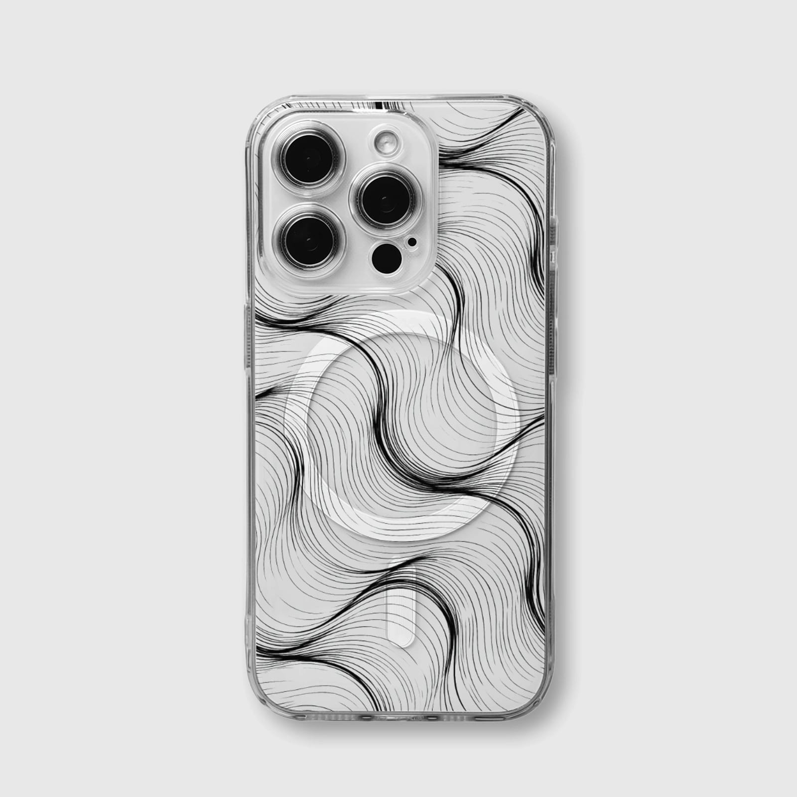 Personalized Clear Magnetic Case for iPhone 15 / 15 Pro / 15 Pro Max / 16 / 16 Pro / 16 Pro Max / 17 / 17 Pro / 17 Pro Max, Crystal Transparent Shockproof Cover, Strong MagSafe Compatibility, Anti-Yellow Slim Protective Phone Case