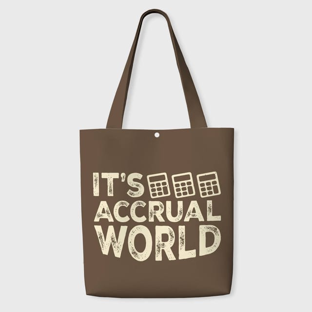 Funny Accounting Pun Tote Bag for Accountants Daily Gift