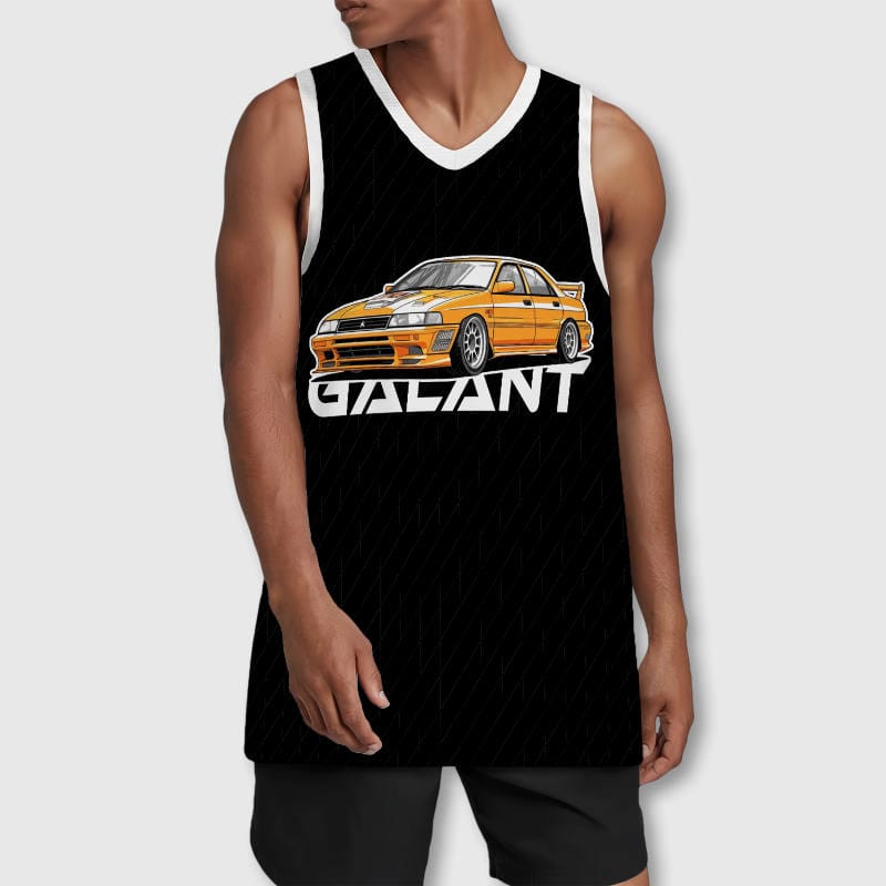 Mitsubishi Galant Basketball Jersey for Car Enthusiasts