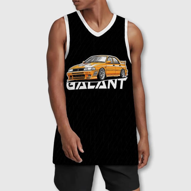 Mitsubishi Galant Basketball Jersey for Car Enthusiasts