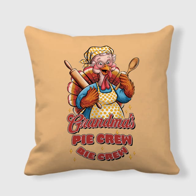 Funny Grandma Turkey Pillow for Thanksgiving Gift