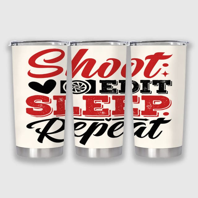 Funny Photographer Quote 20oz Tumbler for Creators Daily Use