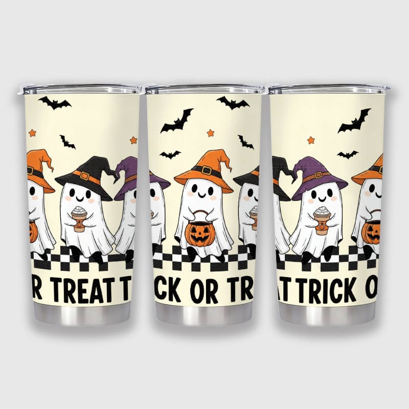 Cute Ghost Halloween Insulated Tumbler for Spooky Gifts