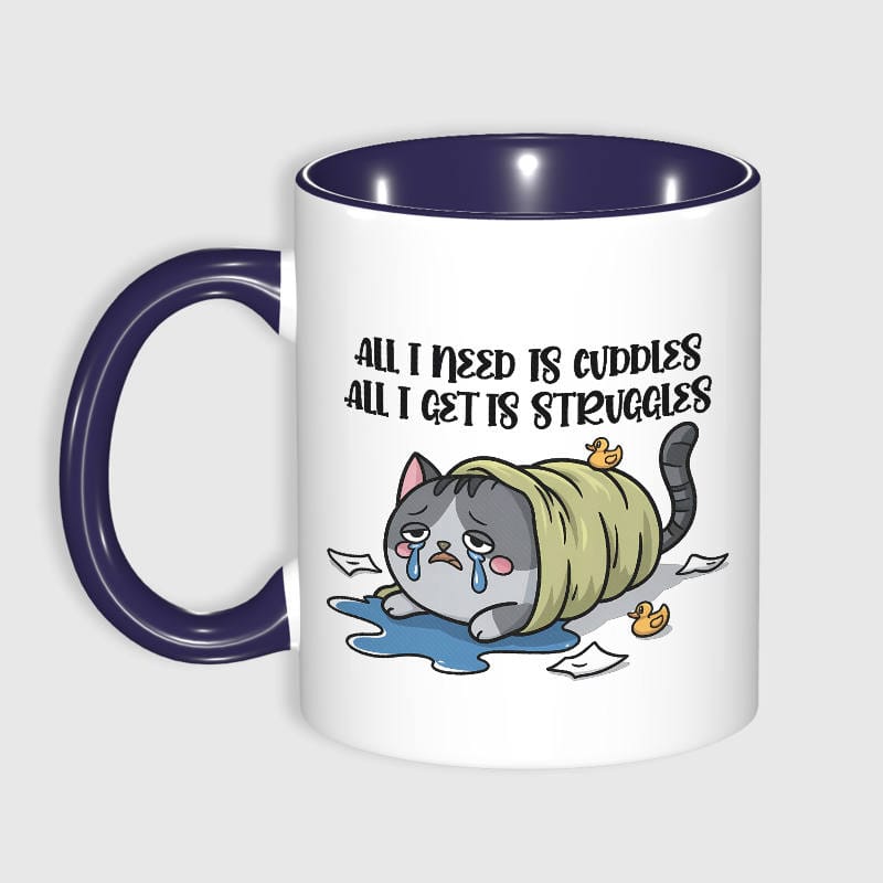 Funny Relatable Cat Quote 11oz Mug for Pet Lovers Gift