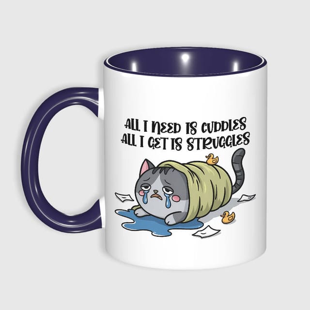 Funny Relatable Cat Quote 11oz Mug for Pet Lovers Gift