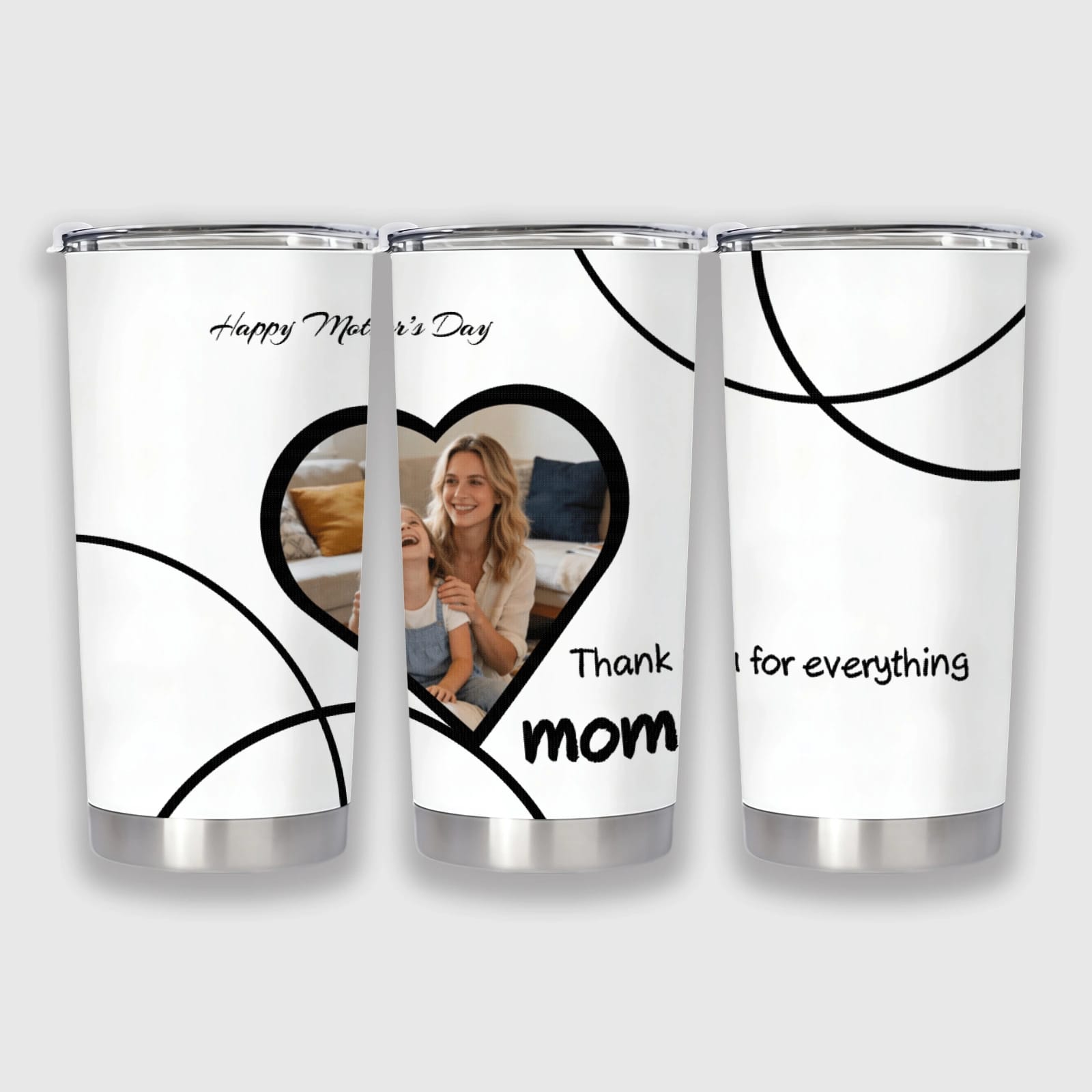 Personalized Stainless Steel Car Mug