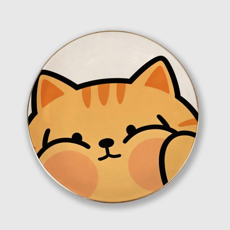 Cute Orange Cat Jewelry Tray for Cat Lovers Gift