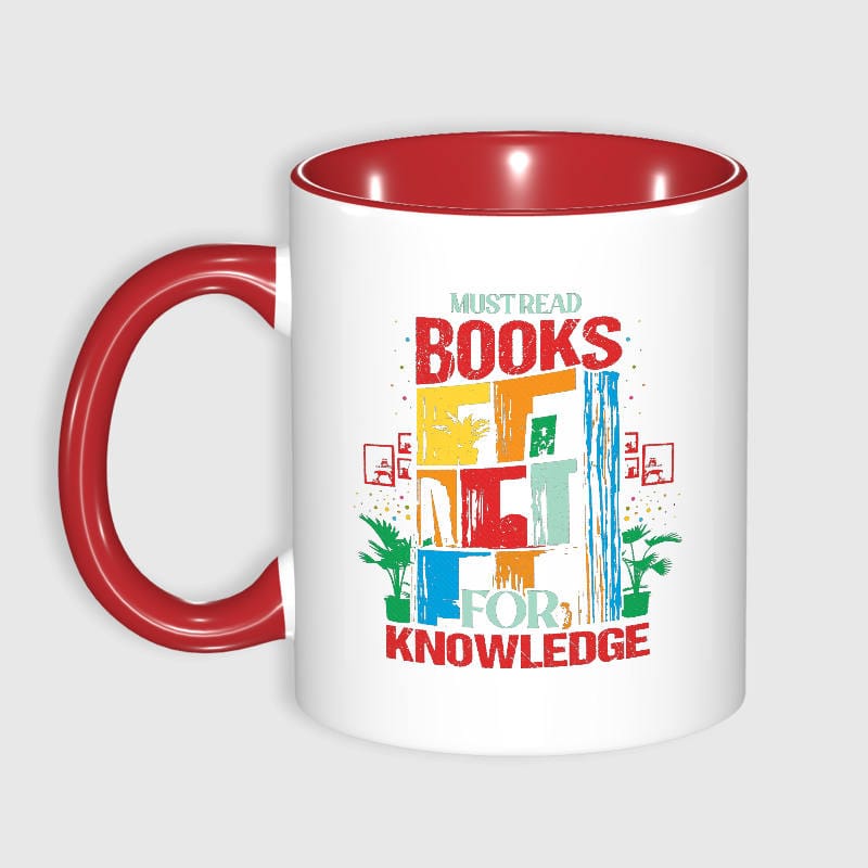Must Read Books Quote 11oz Mug for Book Lovers Teacher Gift