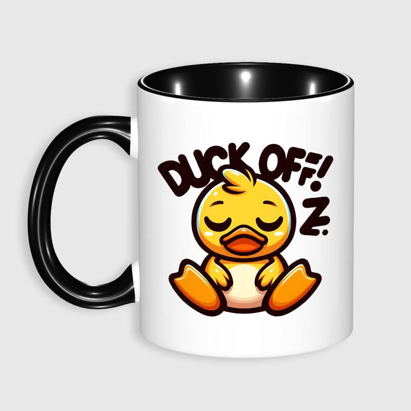 Funny Duck Off Pun 11oz Coffee Mug for Duck Lovers Gift
