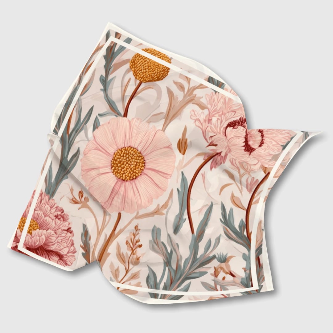 Custom All-Over Square Towel – Personalized Lightweight Square Scarf - 1