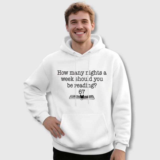 Funny Reading Quote Hoodie for Book Lovers Daily Wear