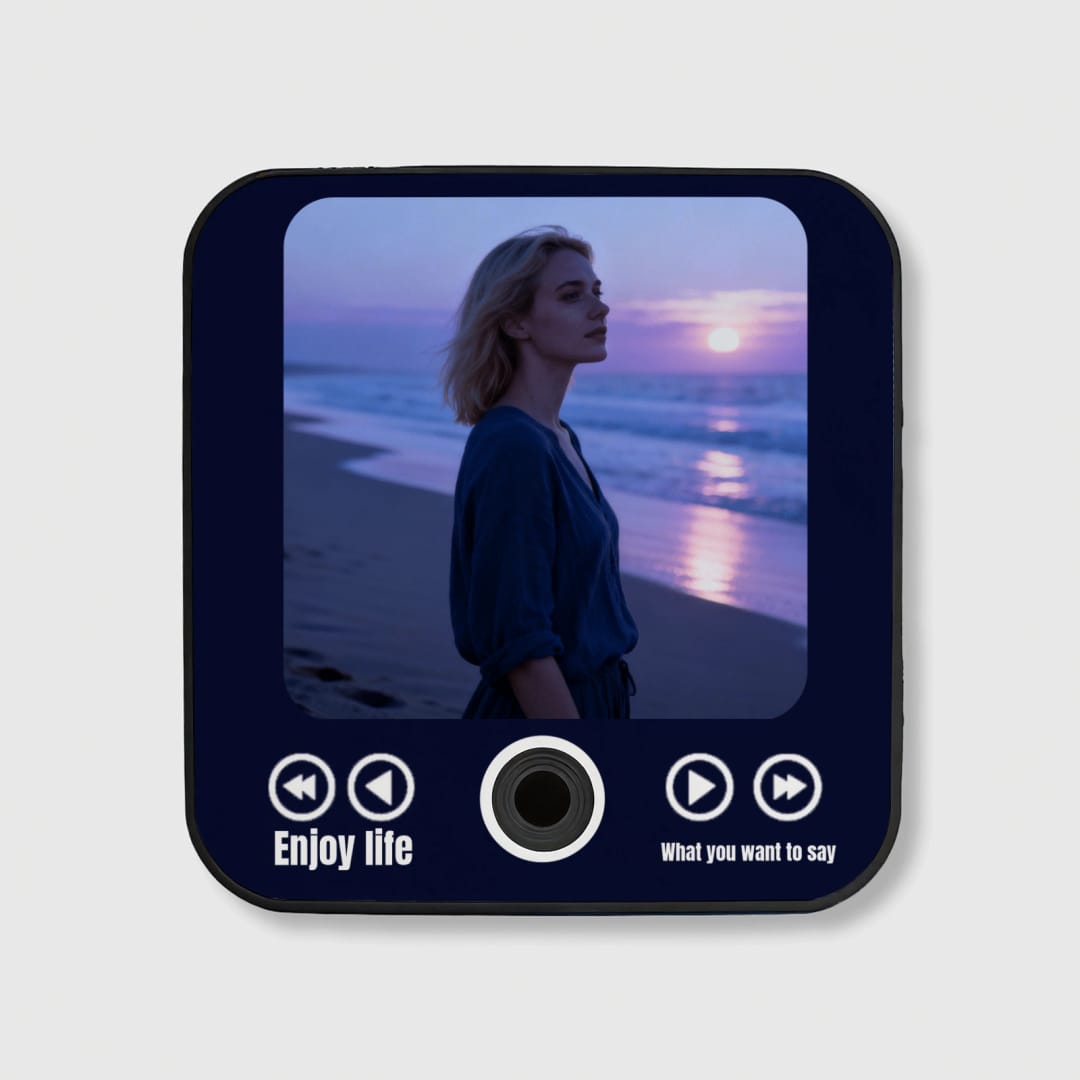 Custom Music Fridge Sticker - Personalized Song Art & Lyrics Magnet - 1