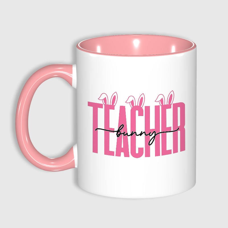 Teacher Bunny Ceramic Mug for Teachers Easter Gift