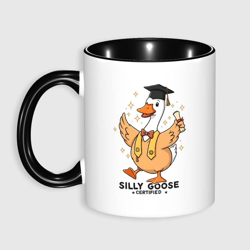 Funny Silly Goose Coffee Mug for Graduates Graduation Gift