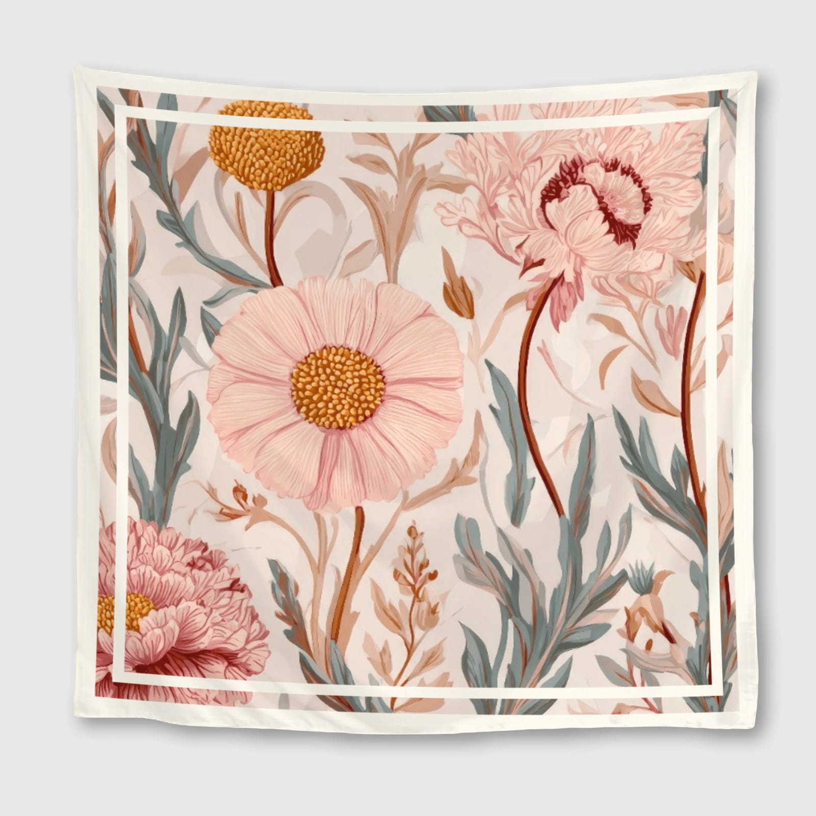 Custom All-Over Square Towel – Personalized Lightweight Square Scarf