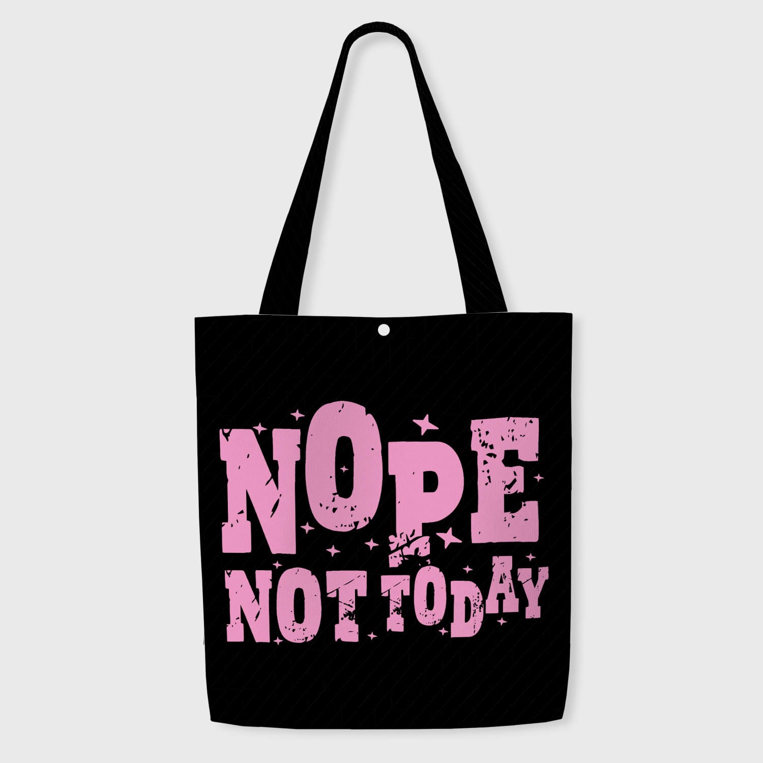 Funny 'Nope Not Today' Quote Tote Bag for Women Daily Use