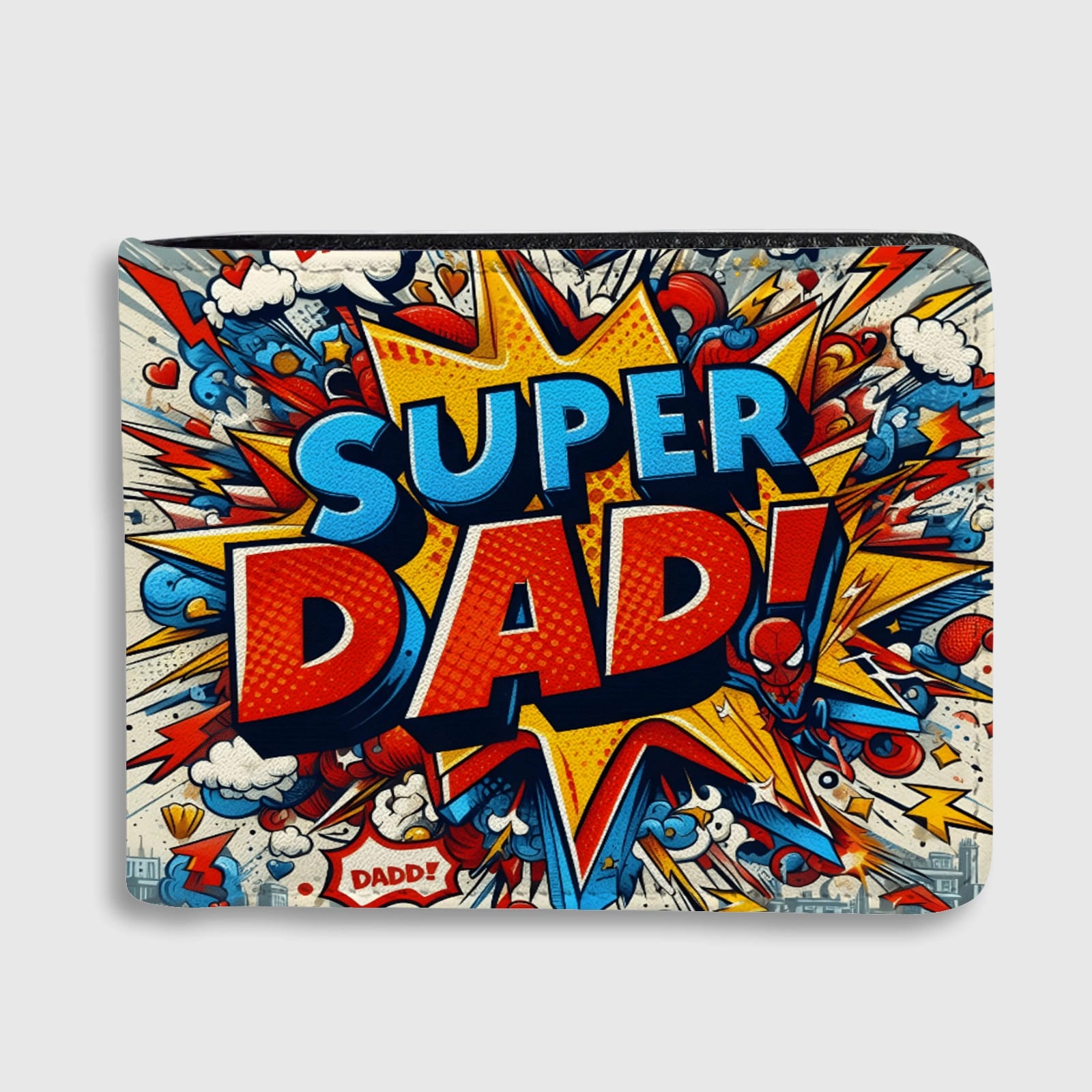 Super Dad Comic Bifold Wallet for Dad Father's Day Gift