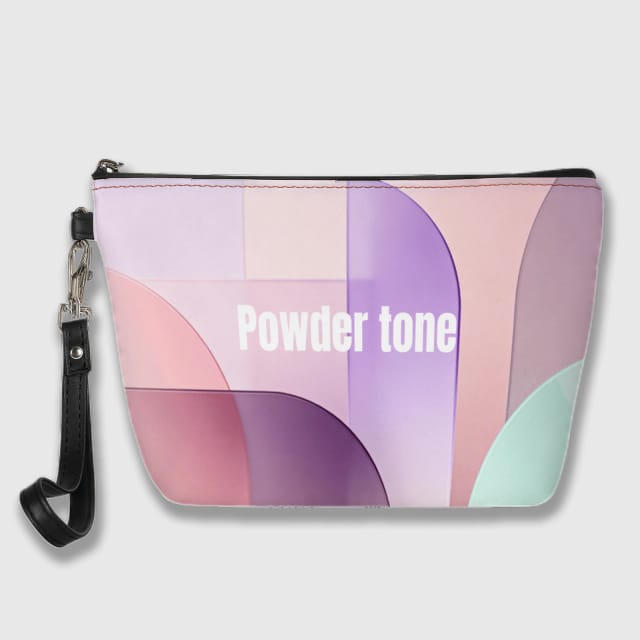 Portable Cosmetic Bag Personalized PU Makeup Pouch for Travel & Daily Use